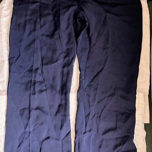 Vintage Navy Silk Carolina Herrera Pants Sz 4